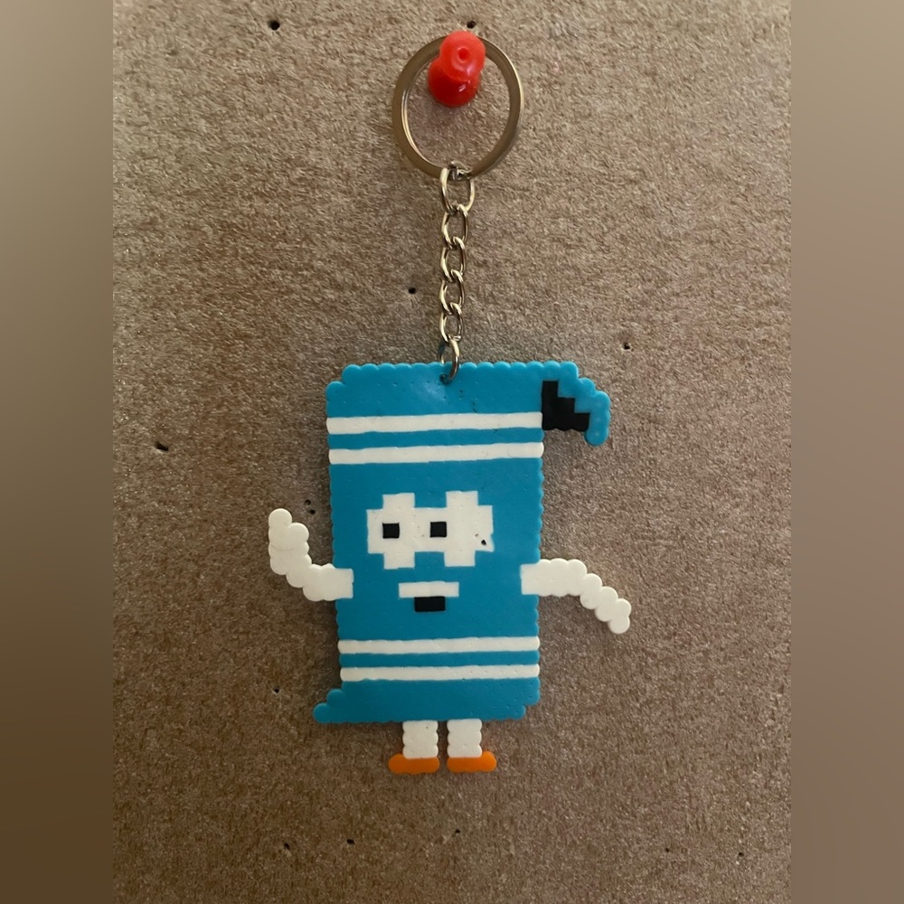 Perler Bead Keychain